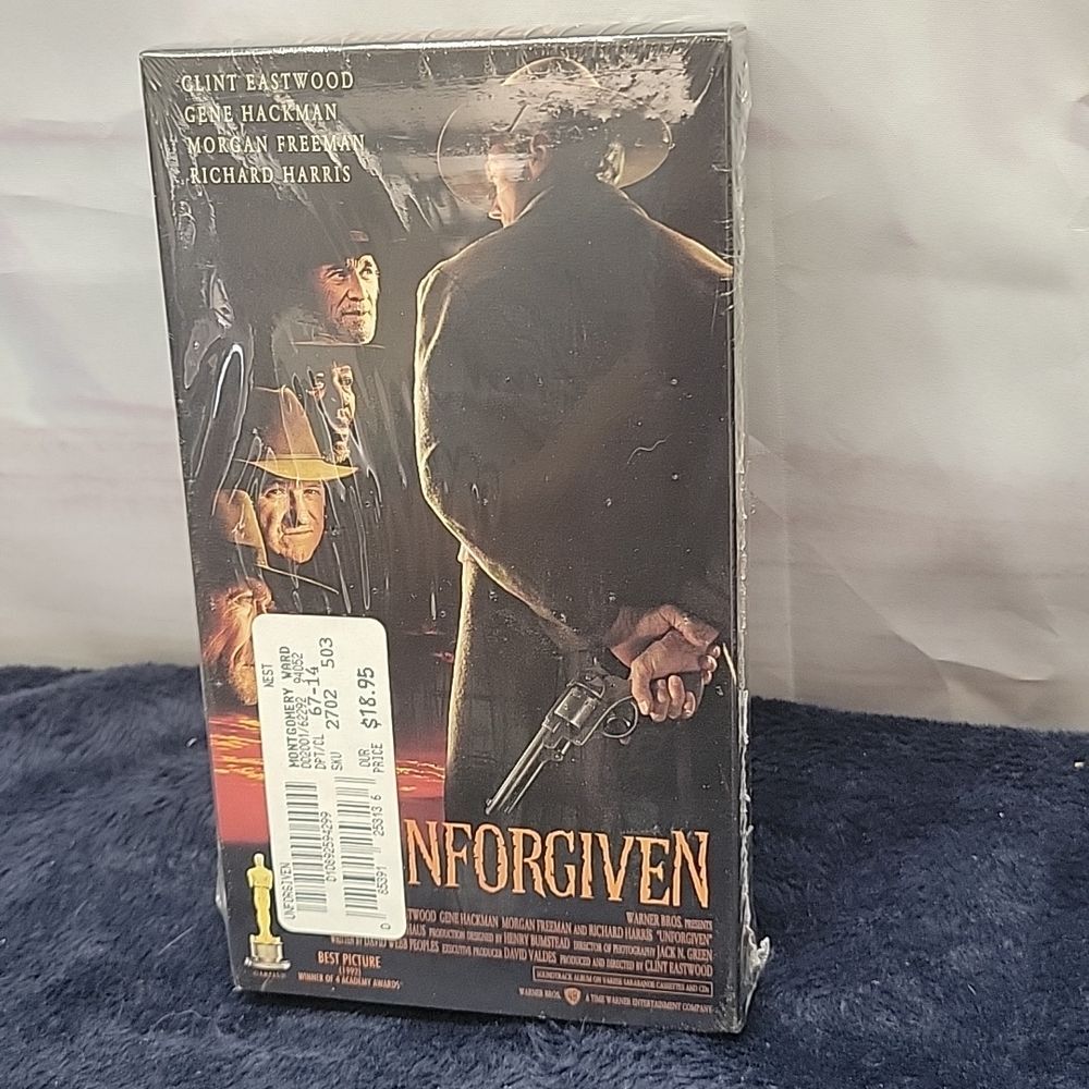 NEW UNFORGIVEN VHS  CLINT EASTWOOD Gene Hackman Morgan Freeman